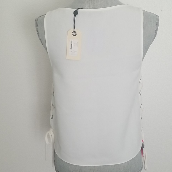 NWT Rag and Bone Lace-up Top sz Small - Picture 3 of 6